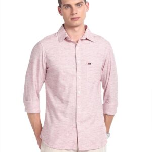 Home slim fit heathered summer shirt